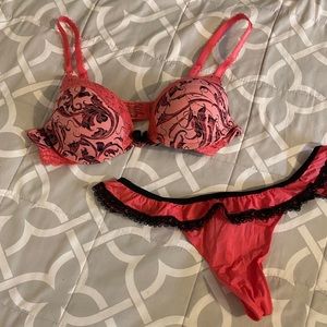 Peach print Ambrielle bra